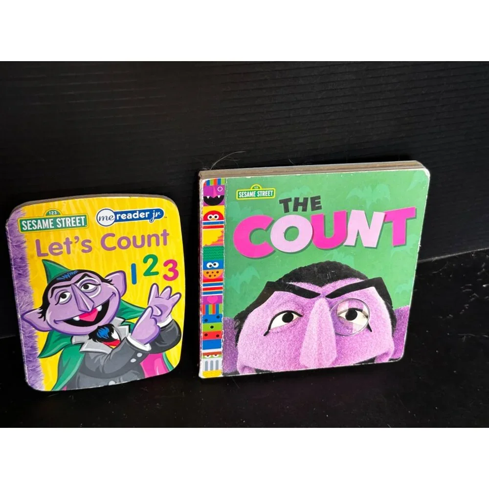 Lot of 6 Sesame Street books Count‎ Bert Ernie Treasury Elmo Cookie Monster
